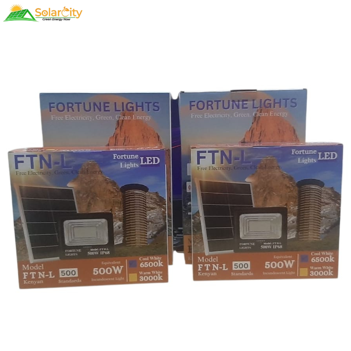 2-Pack Bundle Premium Lights 500W